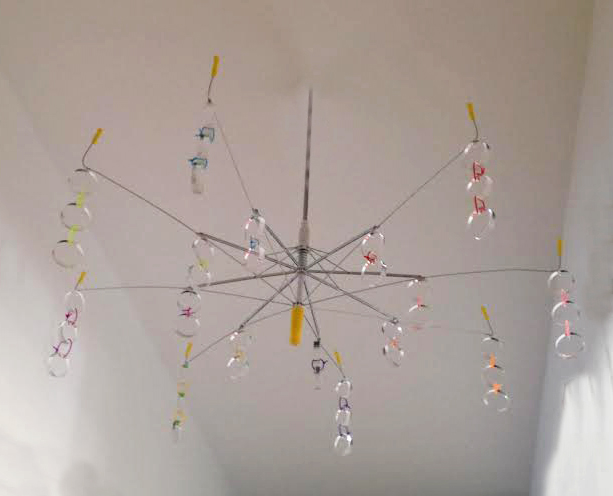 Recyclart umbrella crystal